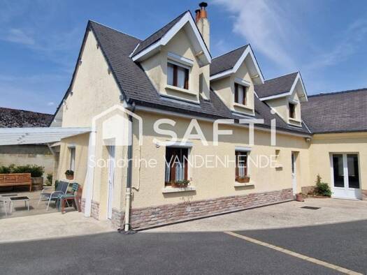 Maison à vendre 249 900 € 12 pièces 6 chambres 214 m² 3 360 m² de terrain Fourdrain 02870