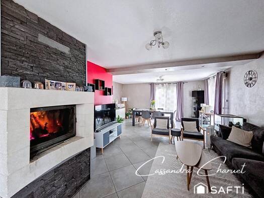 Villa à vendre 575 000 € 6 pièces 4 chambres 174 m² 802 m² de terrain Heyrieux 38540