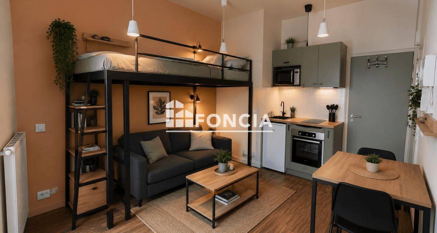 Appartement 1 pièce 15 m² · à Rouen · 14,7 m² · 78 000 €