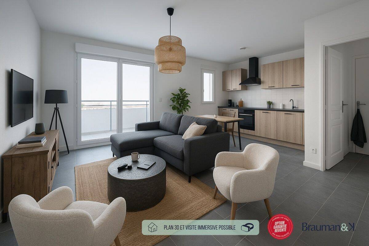 Appartement 3 pièces 68 m² · à Nancy · 68 m² · 264 800 €