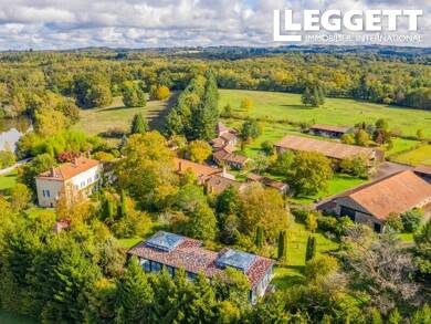 Château à vendre 2 750 000 € 25 pièces 15 chambres 1 500 m² 1 440 000 m² de terrain St Barthelemy de Bussiere 24360