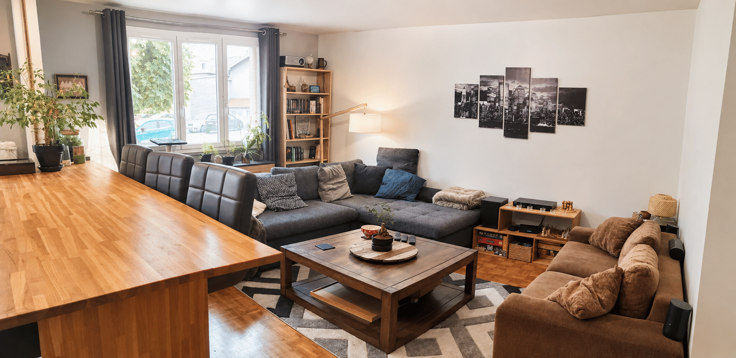Appartement 3 pièces 72 m² · à Villeurbanne · 72 m² · 600 €/mois