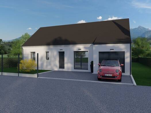 Terrain avec maison neuve à vendre 172 020 € 4 pièces 3 chambres 85 m² 750 m² de terrain Centre Ville Issoudun 36100