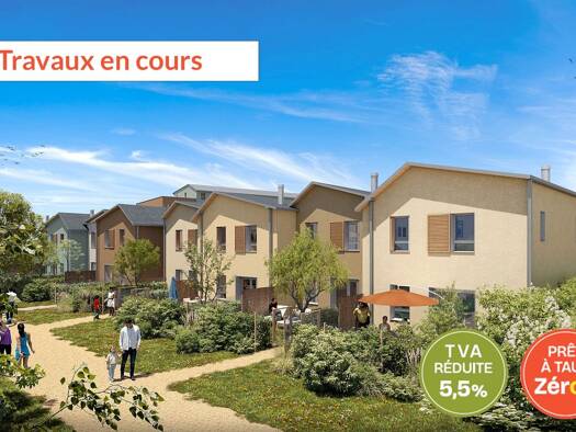 Maison de ville à vendre - neuf 189 700 € 3 pièces 2 chambres 65,1 m² dès le 31/12/2027 Hauts de Saint Aubin Angers 49100