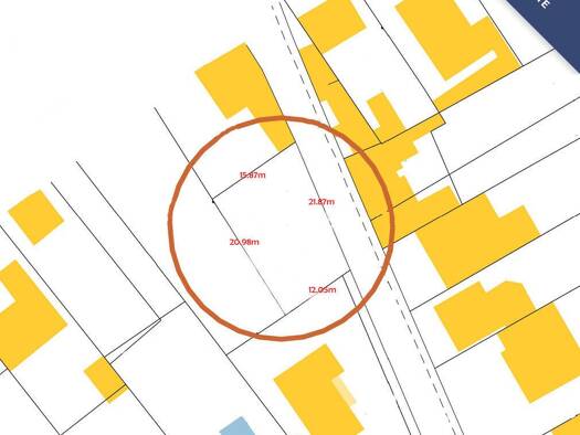 Terrain constructible à vendre 37 000 € 298 m² de terrain Peripherie Saint-Memmie 51470