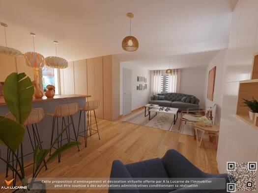 Maison à vendre 124 000 € 2 chambres 72 m² 405 m² de terrain Courbehaye 28140
