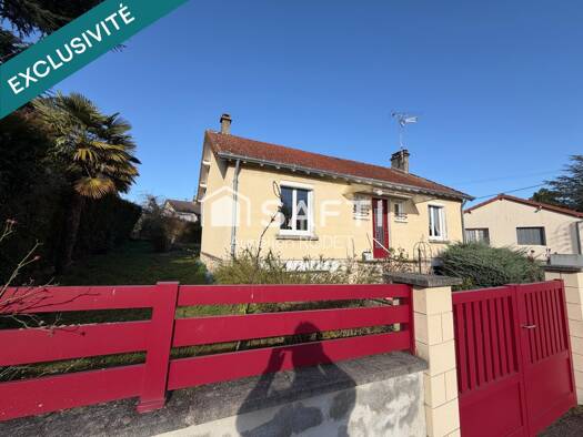 Maison à vendre 110 000 € 4 pièces 3 chambres 69 m² 617 m² de terrain Villedieu-sur-Indre 36320