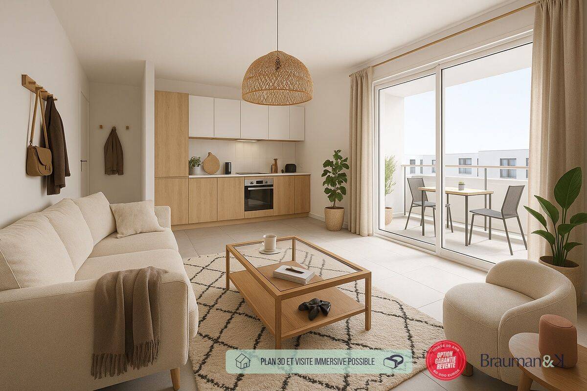 Appartement 2 pièces 45 m² · à Saint-Nazaire · 45 m² · 166 163 €