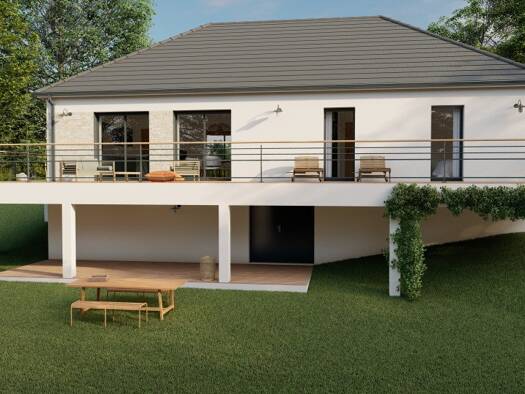 Terrain avec maison neuve à vendre 280 000 € 4 pièces 3 chambres 100 m² 1 600 m² de terrain Noailles 19600