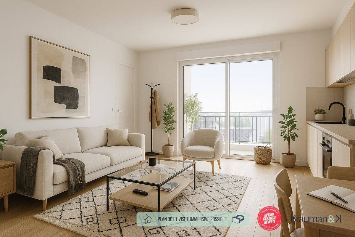 Appartement 2 pièces 38 m² · à Le Mans · 38 m² · 116 930 €