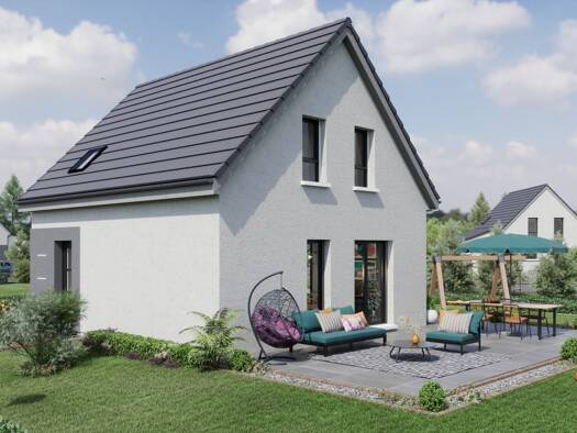 Terrain avec maison neuve à vendre 266 700 € 5 pièces 3 chambres 90 m² 442 m² de terrain Mertzwiller 67580