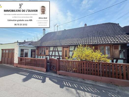Maison à vendre 219 450 € 5 pièces 3 chambres 82 m² 164 m² de terrain Centre Illkirch-Graffenstaden 67400