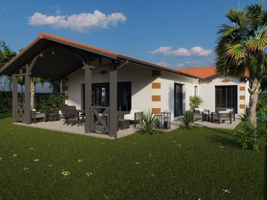 Terrain avec maison neuve à vendre 449 000 € 4 pièces 3 chambres 128 m² 573 m² de terrain Le Porge 33680