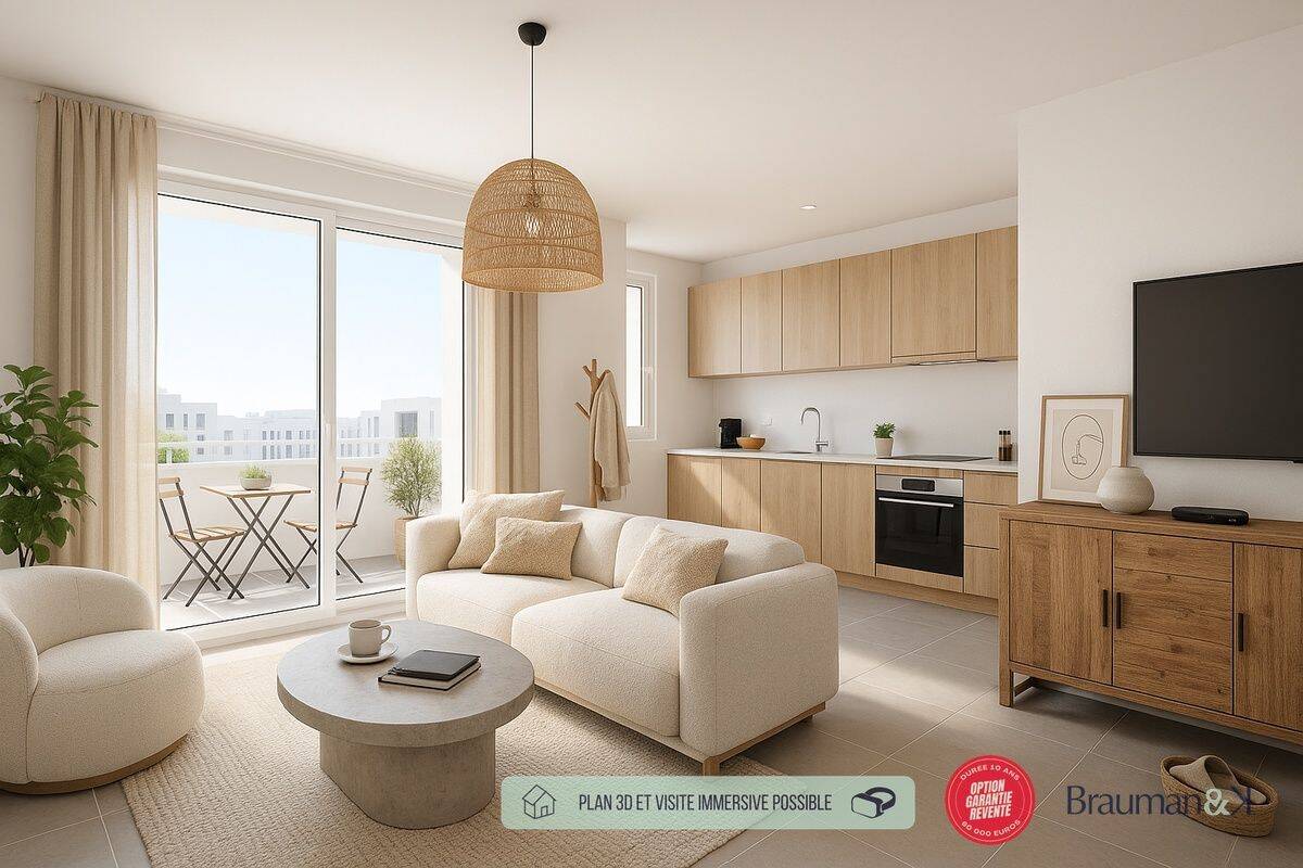 Appartement 3 pièces 57 m² · à Toulon · 57 m² · 254 519 €