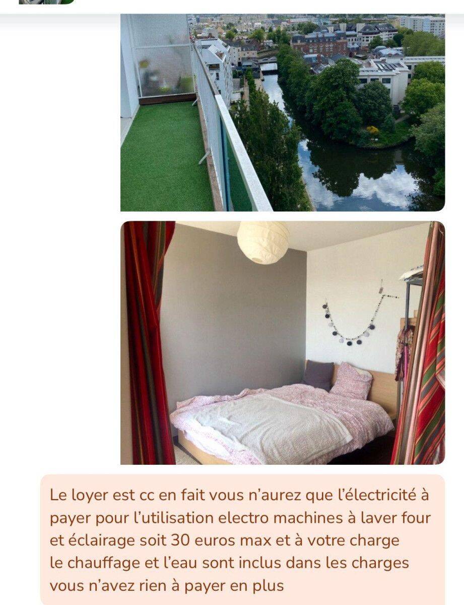 Appartement 3 pièces 61 m² · à Rennes · 61 m² · 1 050 €