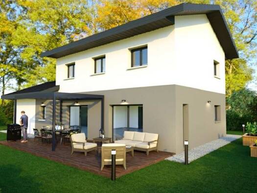 Terrain avec maison neuve à vendre 459 800 € 5 pièces 4 chambres 110 m² 773 m² de terrain Chanaz 73310