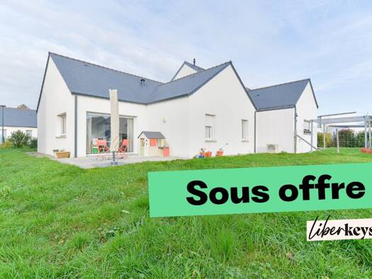 Maison de plain-pied à vendre 296 400 € 5 pièces 3 chambres 87 m² 393 m² de terrain Saint-Mars-du-Désert 44850