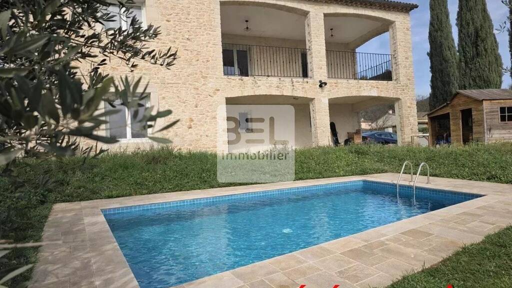 Villa à vendre - Première occupation 469 000 € 6 pièces 4 chambres 147,4 m² 1 671 m² de terrain La Roque-sur-Cèze 30200