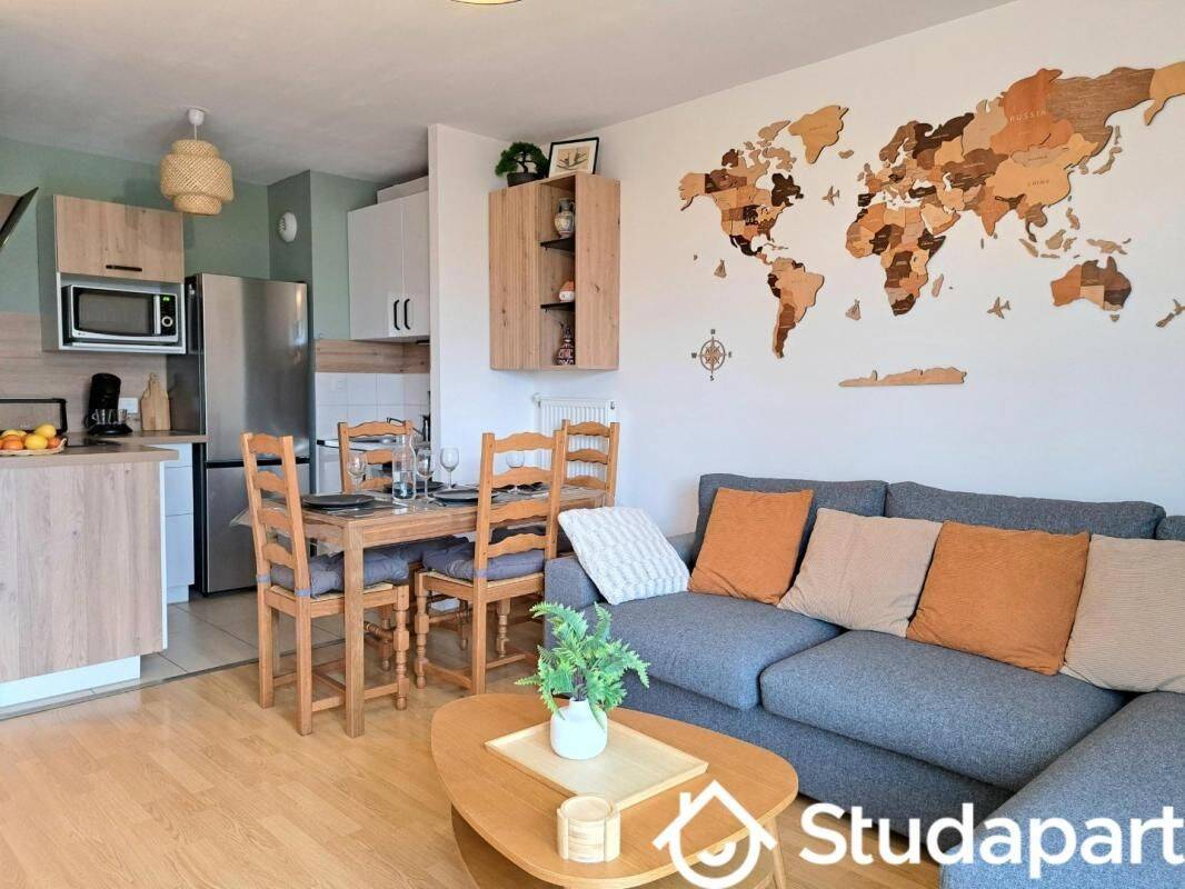 Appartement 3 pièces 55 m² · à Saint-André-lez-Lille · 55 m² · 1 850 €