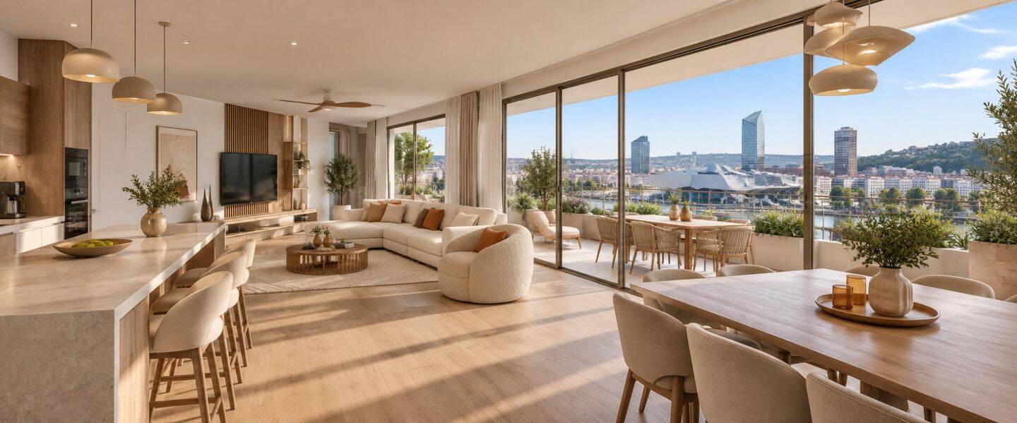 Appartement 4 pièces 95 m² · à Lyon 2ème Arrondissement · 95 m² · 610 000 €
