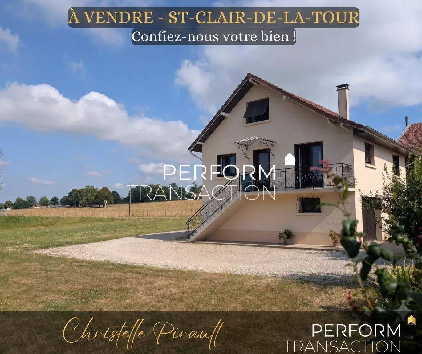 Maison 4 pièces 87 m² · à Saint-Clair-de-la-Tour · 86,7 m² · 245 000 €