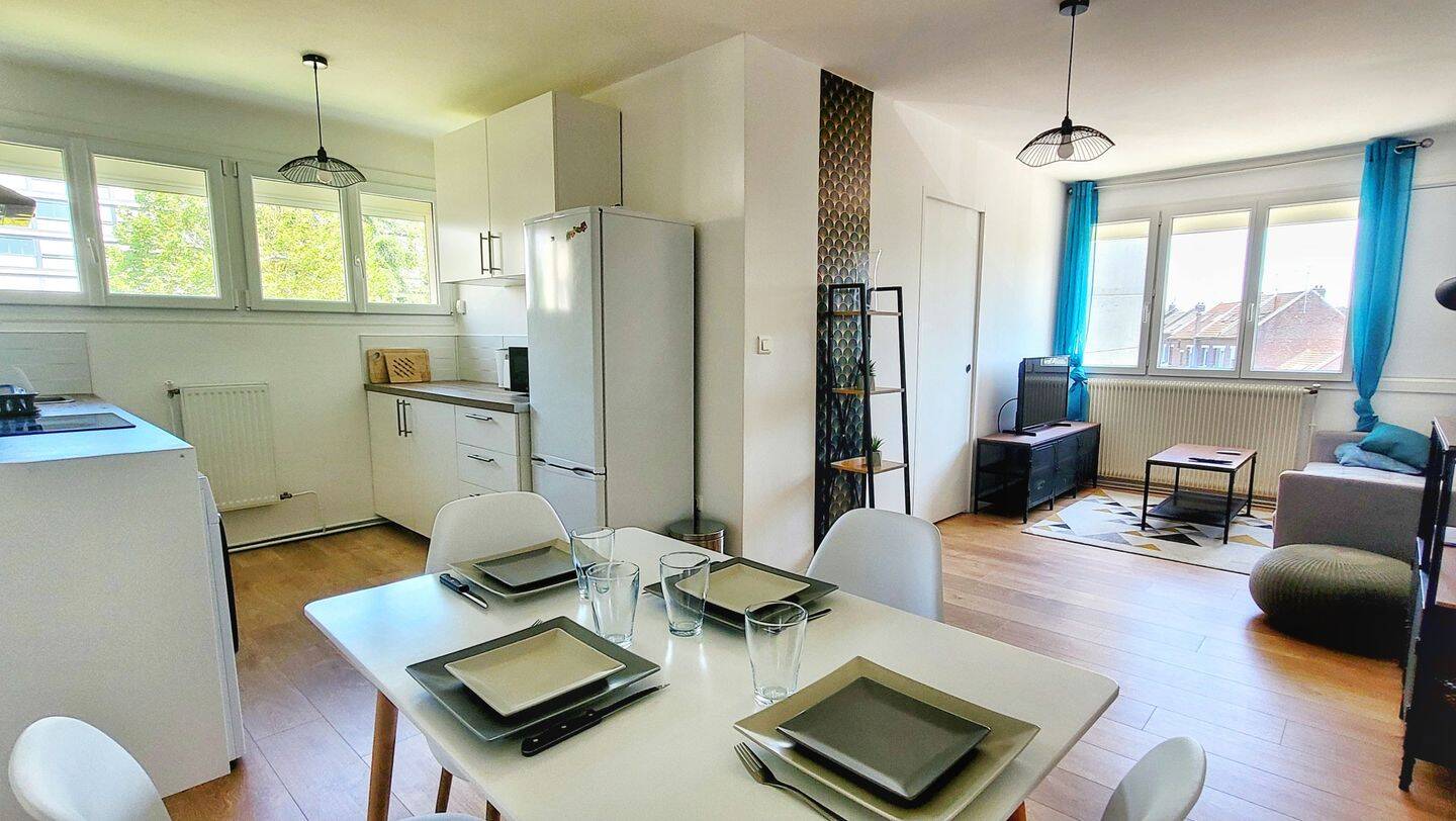Appartement 4 pièces 63 m² · à Amiens · 62,8 m² · 390 €