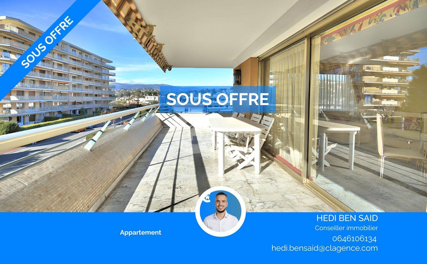Appartement 2 pièces 55 m² · à Le Cannet · 55 m² · 329 000 €