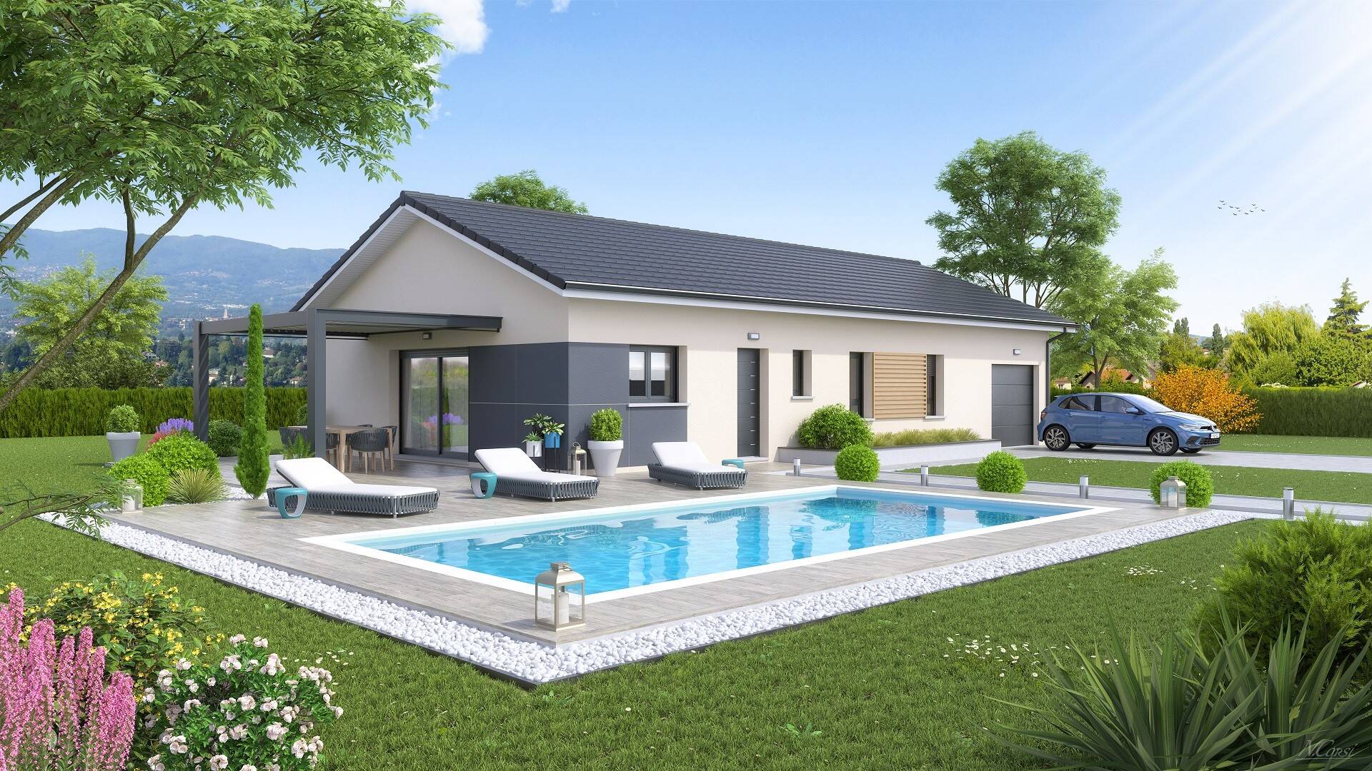 Maison 5 pièces 95 m² · à Pers-Jussy · 95 m² · 527 400 €