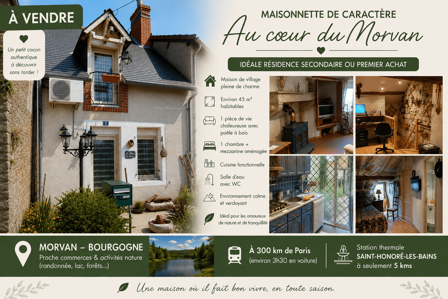 Maison 2 pièces 53 m² · à Vandenesse · 53 m² · 30 000 €