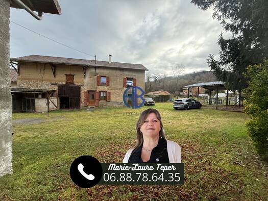 Maison à vendre 210 000 € 4 pièces 2 chambres 90 m² 900 m² de terrain Chirens 38850