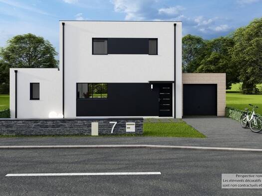 Terrain avec maison neuve à vendre 287 500 € 4 pièces 3 chambres 110 m² 308 m² de terrain Lanvaudan 56240