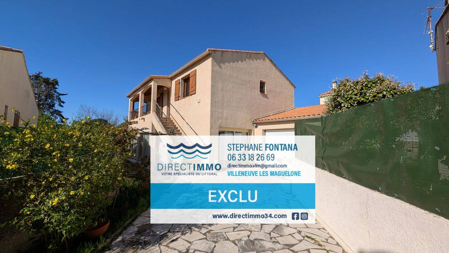 Maison 6 pièces 134 m² · à Villeneuve-lès-Maguelone · 134 m² · 399 000 €