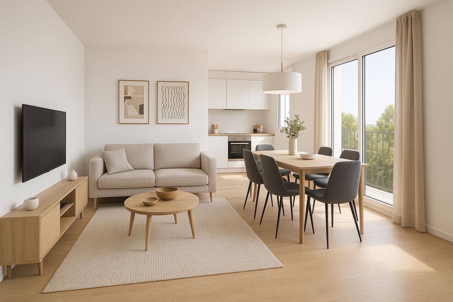 Appartement 3 pièces 59 m² · à Pontoise · 59 m² · 286 900 €
