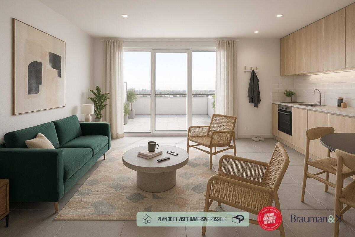 Appartement 2 pièces 37 m² · à Nancy · 37 m² · 183 800 €