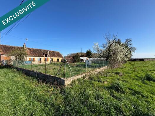 Ferme à vendre 76 000 € 3 pièces 2 chambres 50 m² 25 363 m² de terrain Charny Orée de Puisaye 89120