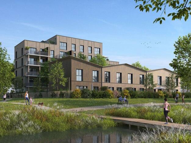 Appartement à vendre - neuf 169 679 € 2 pièces 1 chambre 46 m² 1er étage Saint Ferjeux - Rosemont Besançon 25000