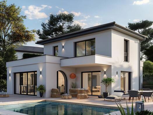 Terrain avec maison neuve à vendre 310 000 € 4 pièces 3 chambres 110 m² 400 m² de terrain Charras Clermont-Ferrand 63000