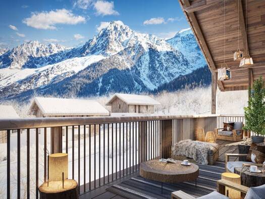 Appartement à vendre - neuf 394 000 € 3 pièces 2 chambres 70,6 m² dès le 31/03/2028 Les Houches 74310