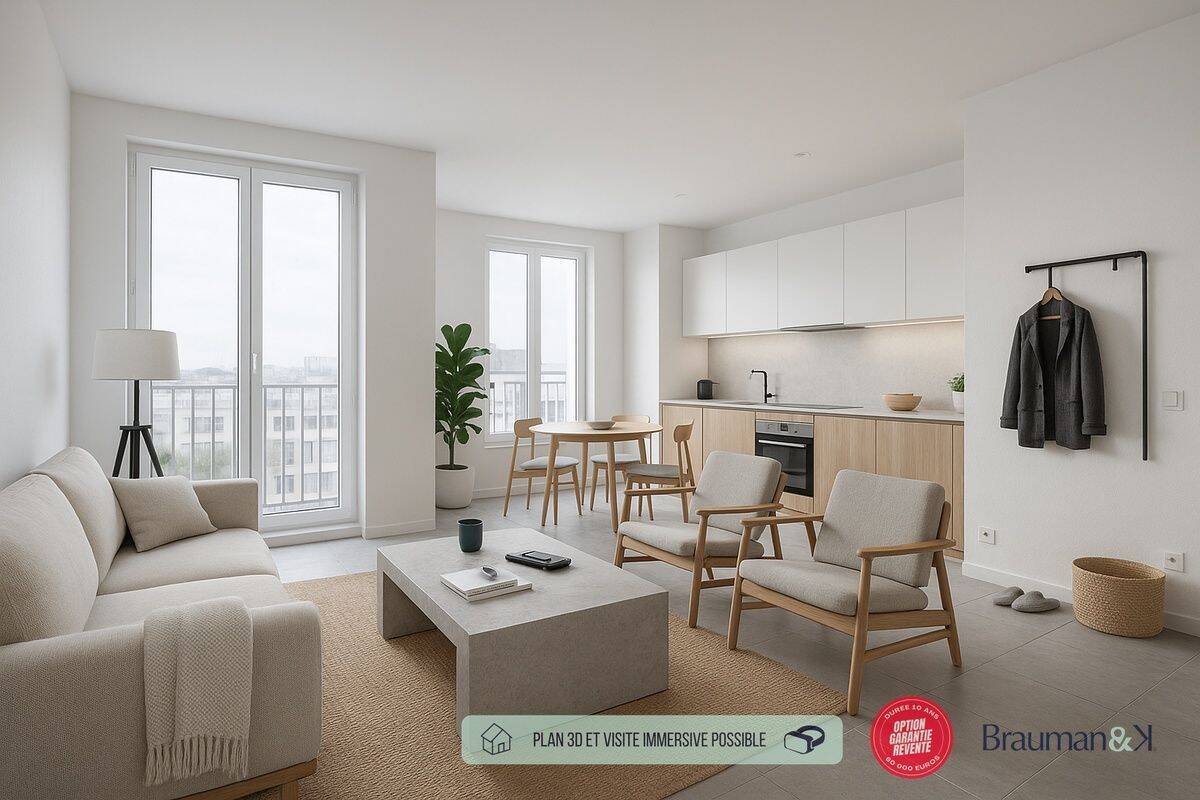 Appartement 4 pièces 76 m² · à Rennes · 76 m² · 299 000 €