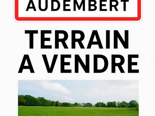 Terrain constructible viabilisé à vendre 140 000 € 1 004 m² de terrain Audembert 62250