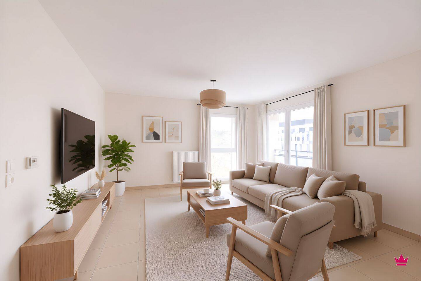 Appartement 3 pièces 68 m² · à Chassieu · 68 m² · 258 000 €