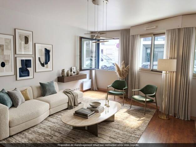 Appartement à vendre - Première occupation 449 000 € 3 pièces 1 chambre 57 m² RDC/6 Vaillant-Sembat Boulogne-Billancourt 92100