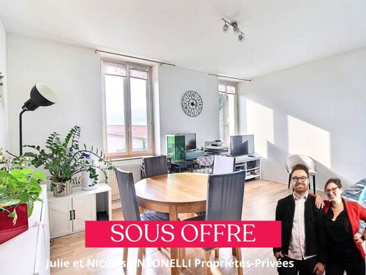 Appartement à vendre 77 000 € 3 pièces 2 chambres 58 m² Étage 2/2 Saint-Just-Malmont 43240