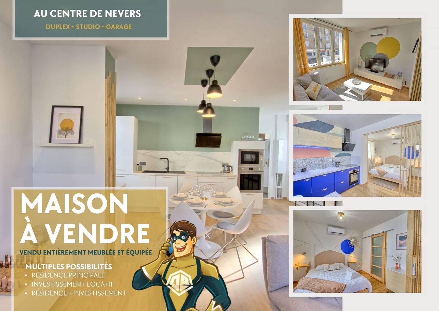 Maison 5 pièces 102 m² · à Nevers · 102,3 m² · 239 000 €