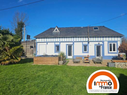 Maison à vendre 185 000 € 3 pièces 2 chambres 60 m² 575 m² de terrain Saint-Laurent-de-Brèvedent 76700