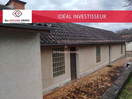 Maison de plain-pied à vendre 199 900 € 3 pièces 1 chambre 80 m² 4 226 m² de terrain Gare de Sarlat Sarlat-la-Canéda 24200