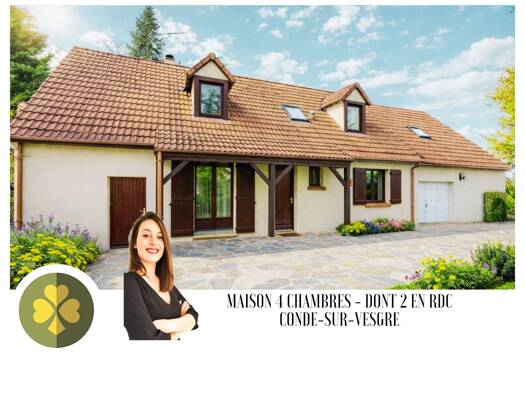 Maison à vendre 330 000 € 6 pièces 4 chambres 120 m² 1 300 m² de terrain Gambais 78950