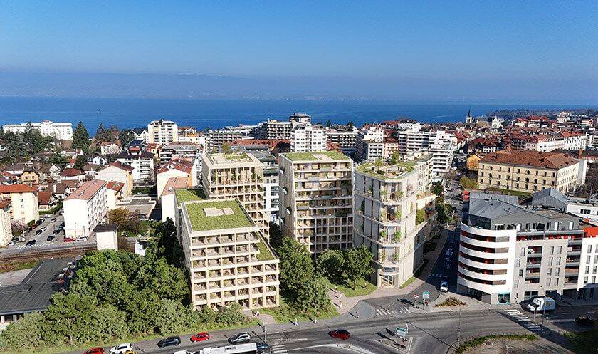 Appartement 2 pièces 50 m² · à Thonon-les-Bains · 50,5 m² · 166 551 €