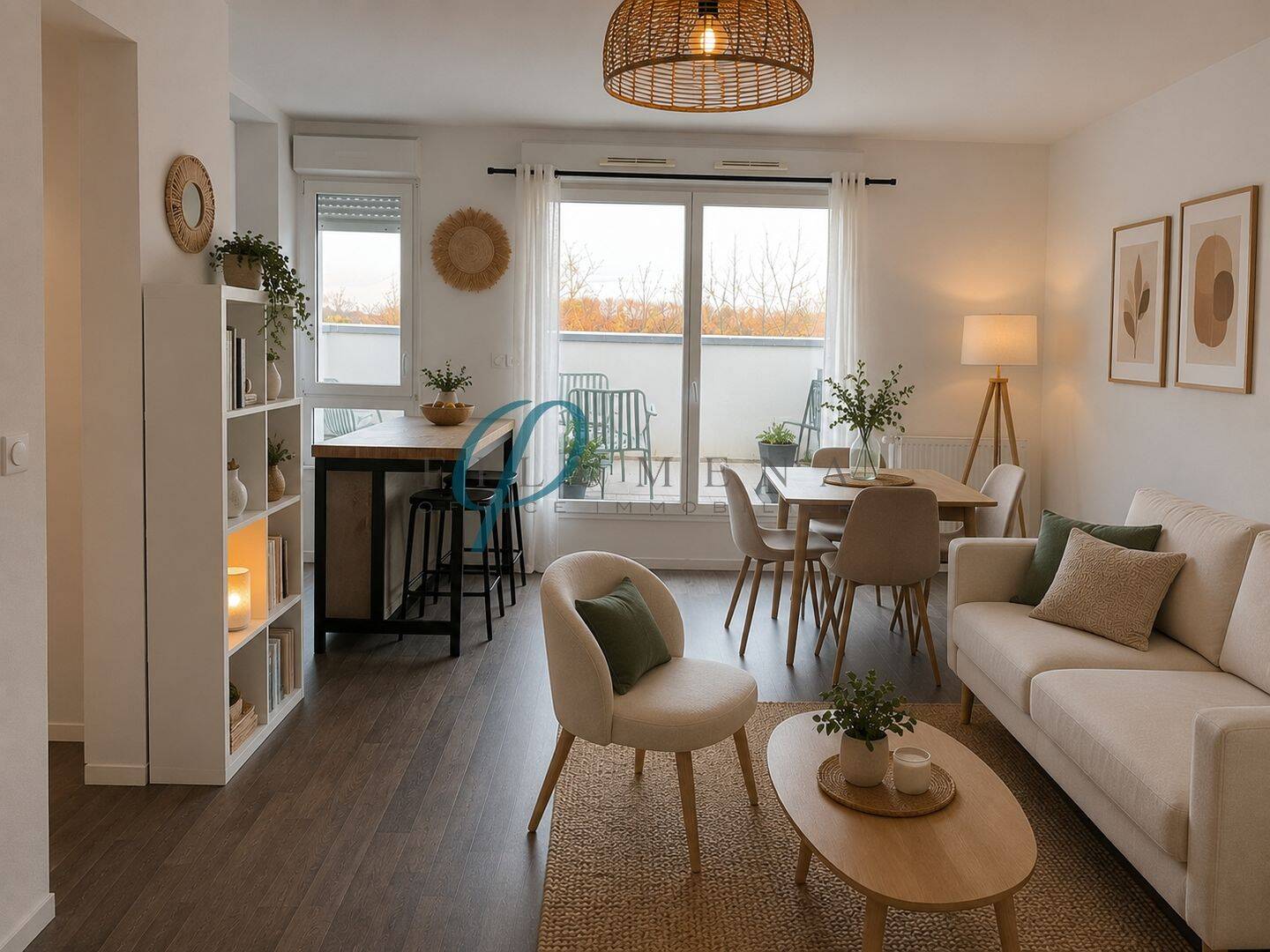 Appartement 3 pièces 66 m² · à Carquefou · 66,3 m² · 835 €
