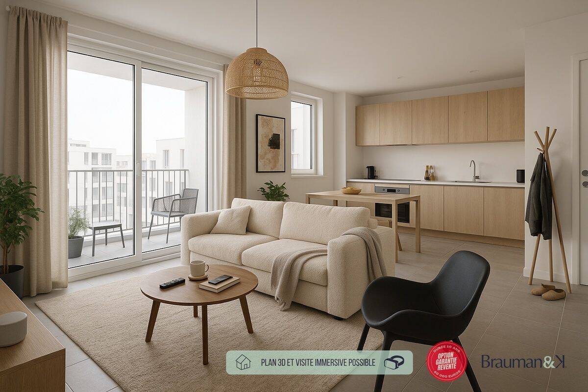 Appartement 3 pièces 57 m² · à Issy-les-Moulineaux · 57 m² · 493 000 €